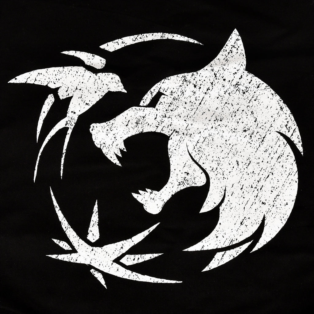 Immagine del prodotto Borsa sportiva con emblema del lupo per fan di Witcher nero