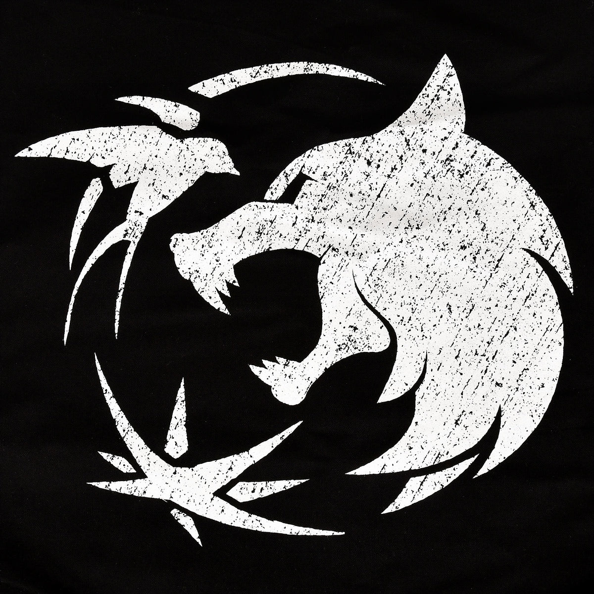 Immagine del prodotto Borsa sportiva con emblema del lupo per fan di Witcher nero