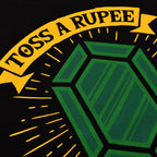 Immagine del prodotto T-shirt Toss a Rupee to Your Hero per fan di Zelda nera