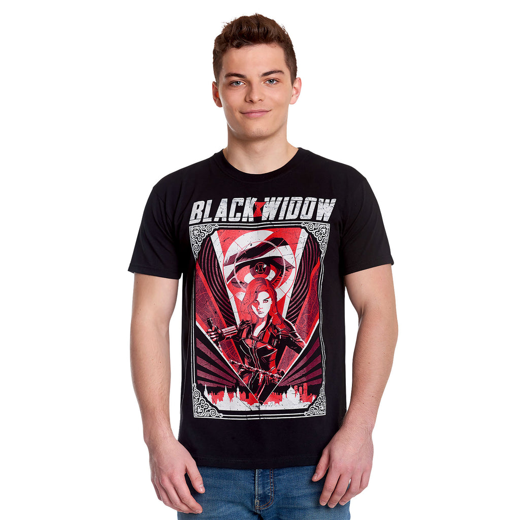 Immagine del prodotto Black Widow - Eye in the Sky T-shirt del film nera