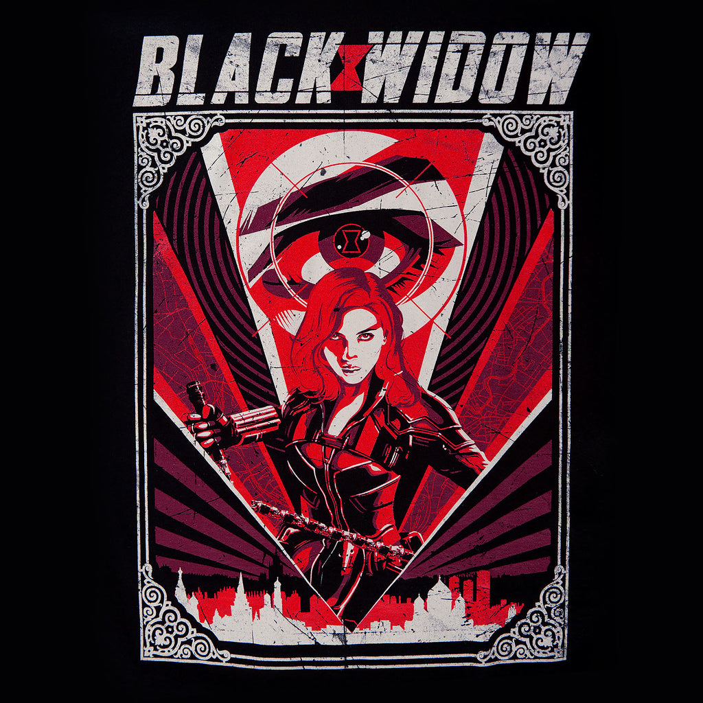 Immagine del prodotto Black Widow - Eye in the Sky T-shirt del film nera