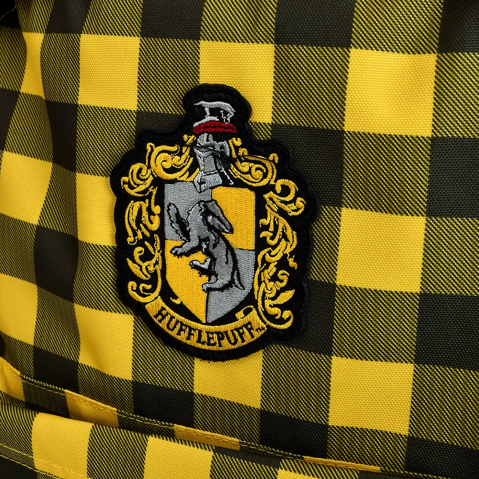 Immagine del prodotto Harry Potter - Zaino a quadri con stemma di Hufflepuff