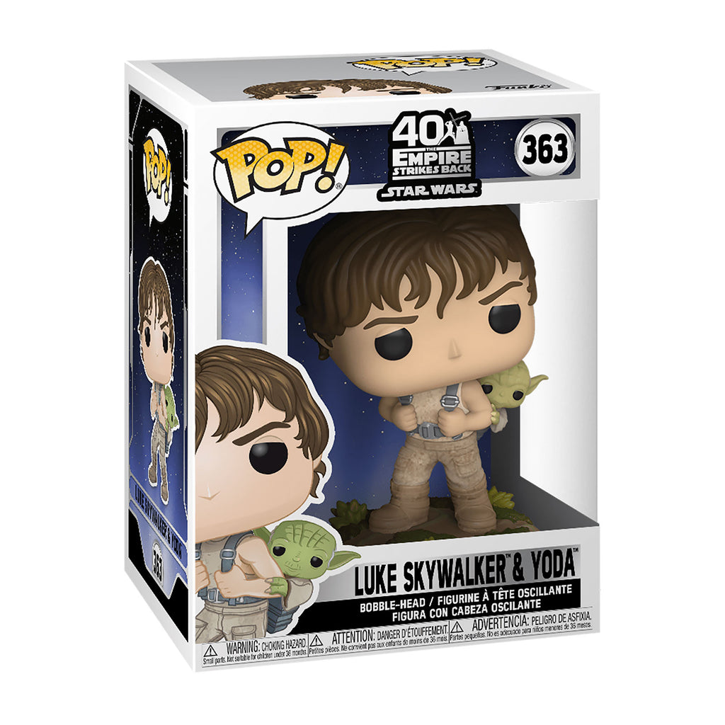 Immagine del prodotto Star Wars - Luke con Yoda Funko Pop Figura a Testa Mobile