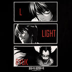 Immagine del prodotto Death Note - T-shirt dei personaggi nera