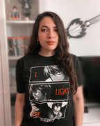 Immagine del prodotto Death Note - T-shirt dei personaggi nera