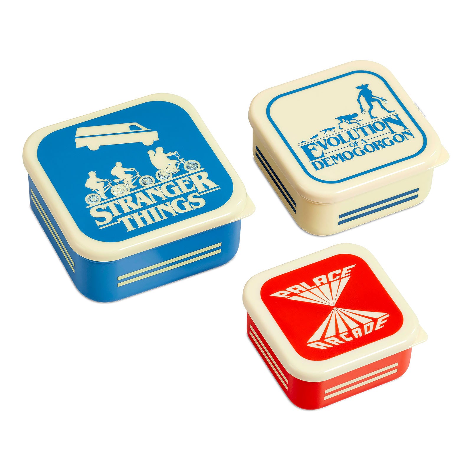 Immagine del prodotto Stranger Things - Silhouettes Retro Lunchbox Set di 3