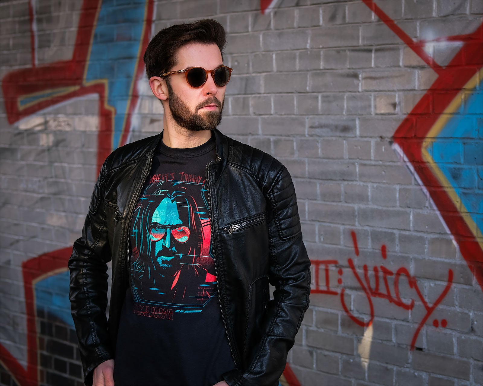 Immagine del prodotto Cyberpunk 2077 - T-shirt Digital Ghost nera