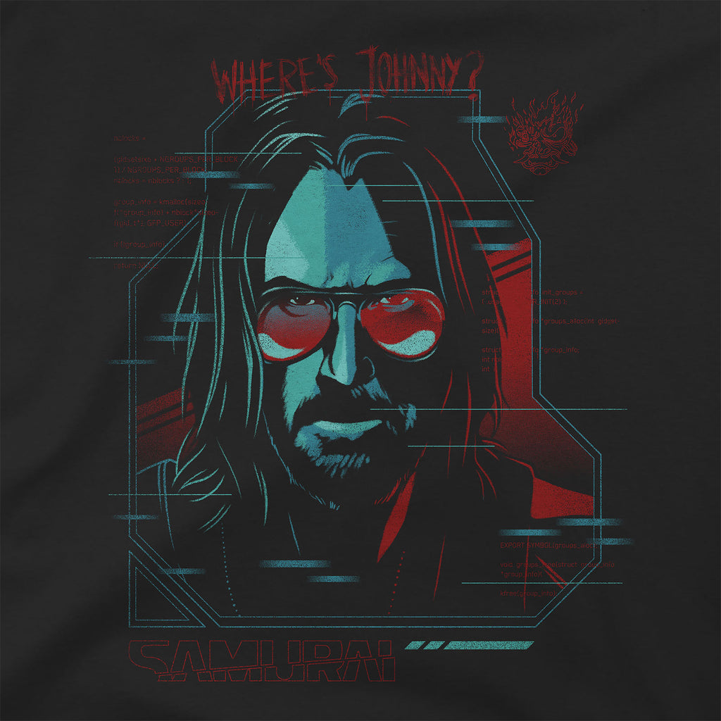 Immagine del prodotto Cyberpunk 2077 - T-shirt Digital Ghost nera