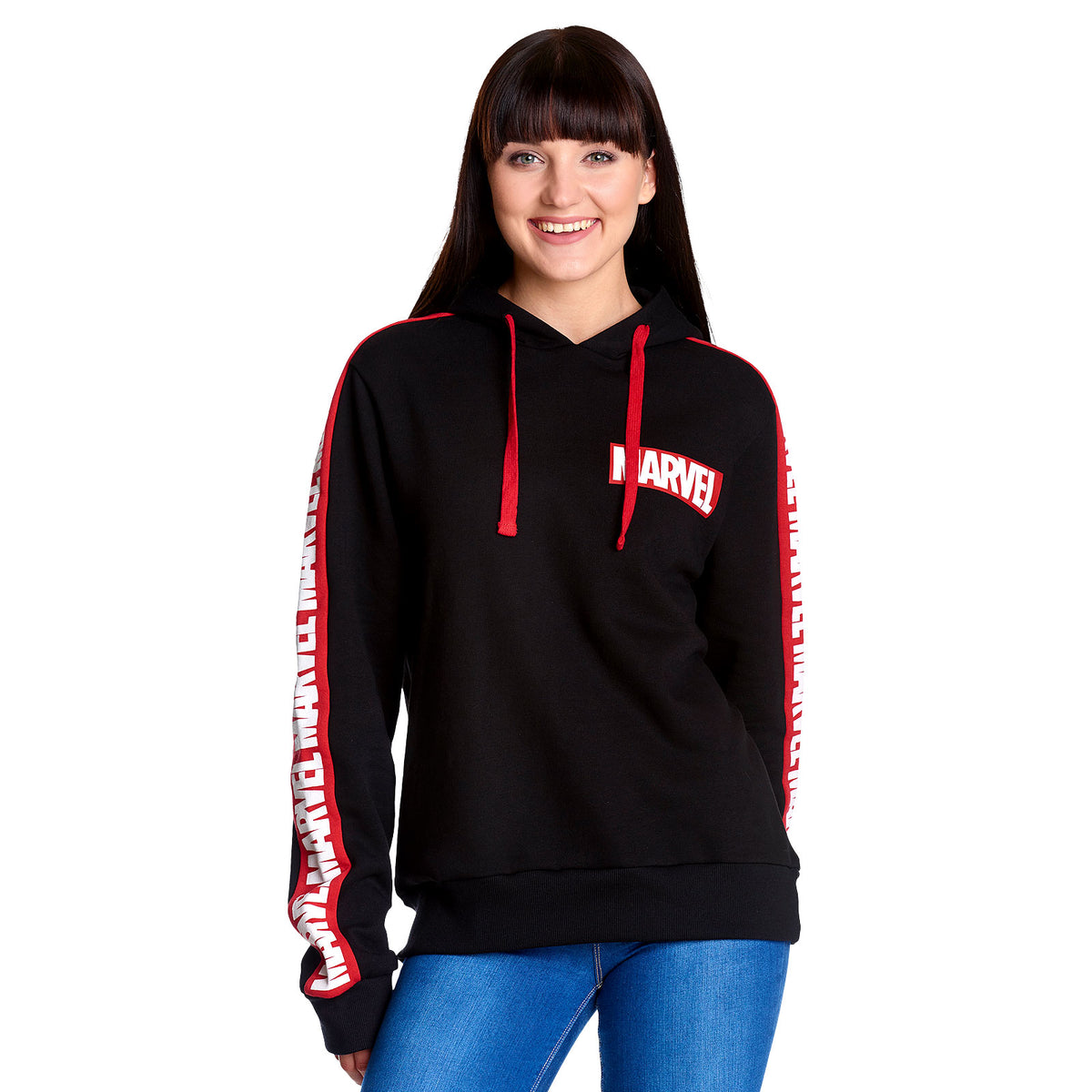 Product image Marvel - Logo Hoodie with Sleeve Print Black