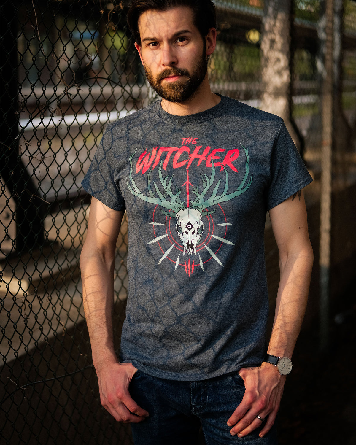 Immagine del prodotto Witcher - Maglietta Trophy Hunter grigia