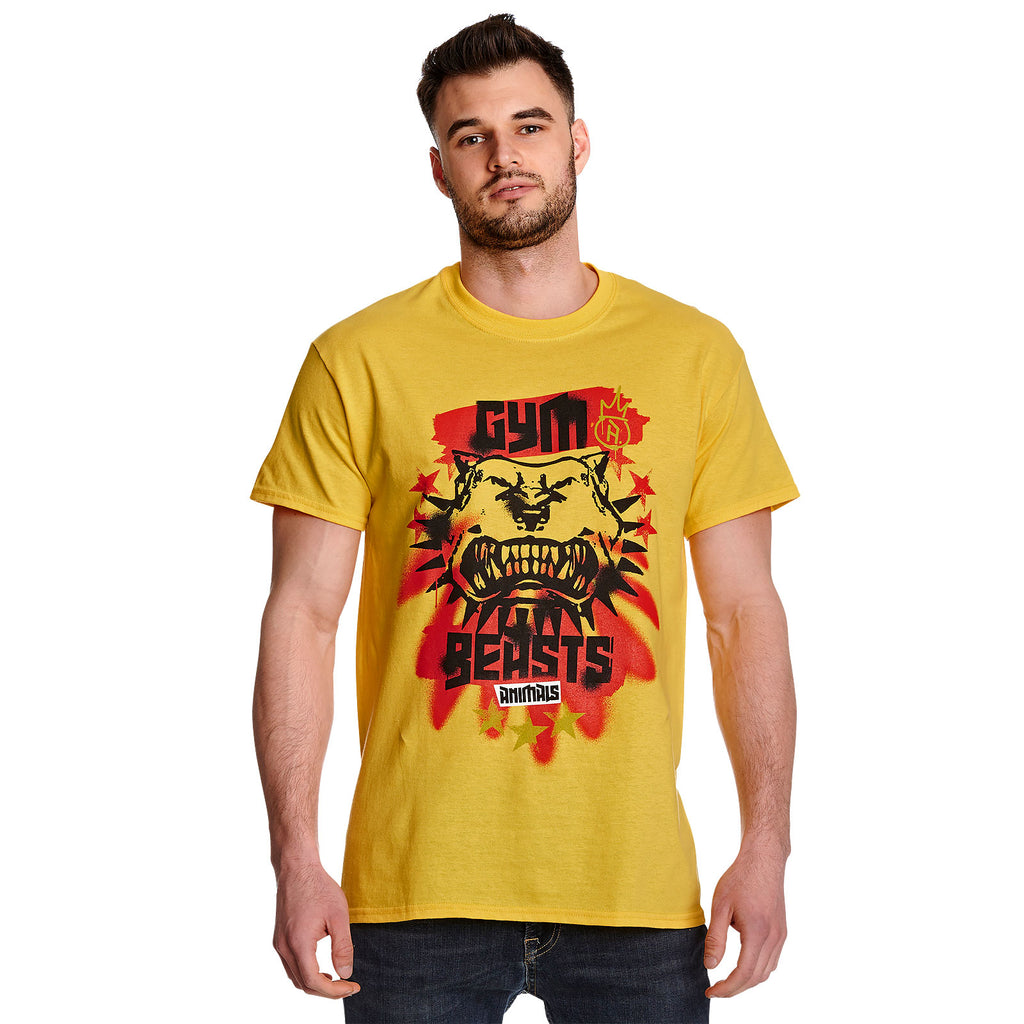 Immagine del prodotto Cyberpunk 2077 - T-shirt Gym Beasts gialla