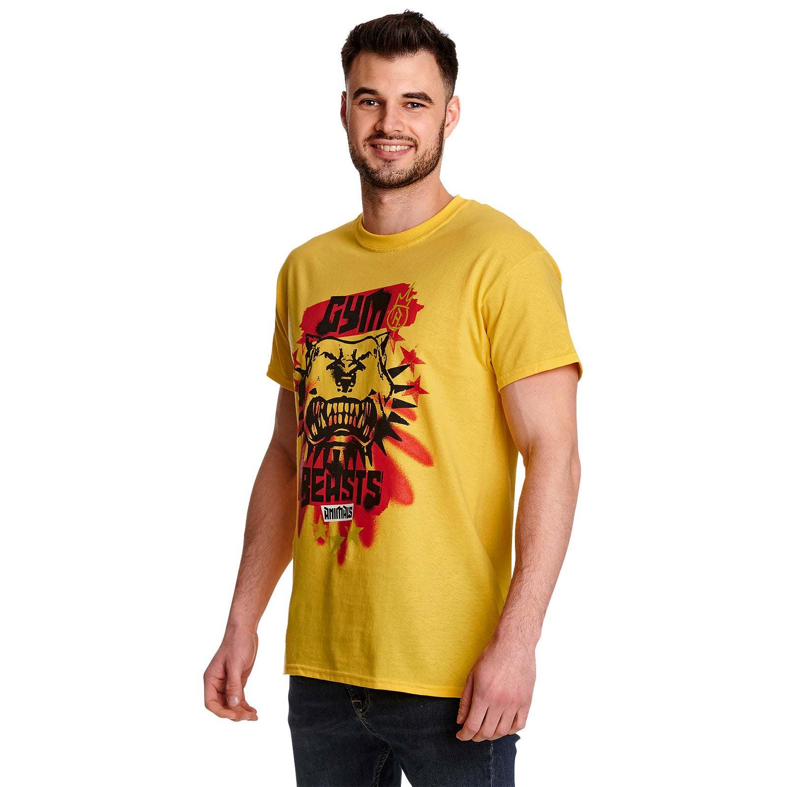 Immagine del prodotto Cyberpunk 2077 - T-shirt Gym Beasts gialla