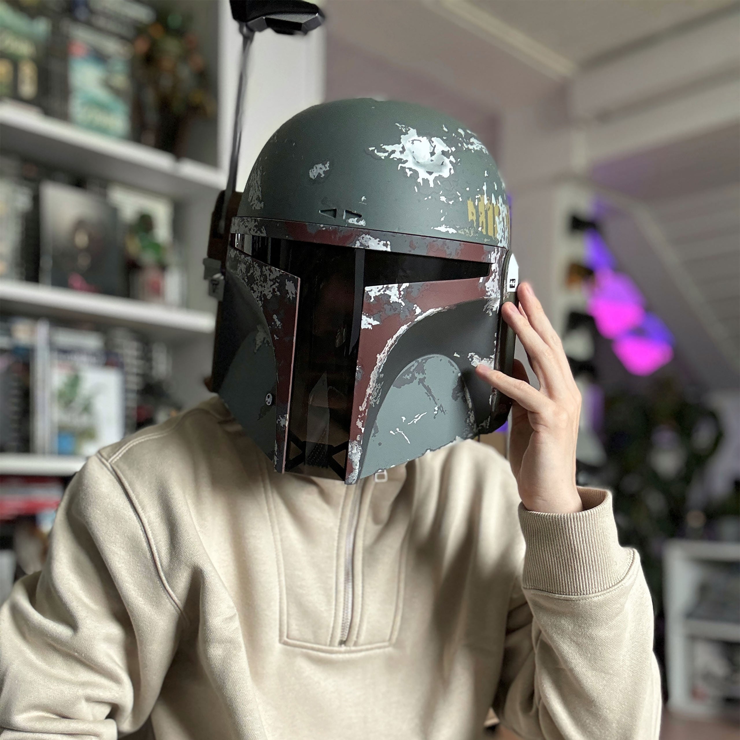 Product image Star Wars - Boba Fett Helmet Premium Replica with Light Effects
