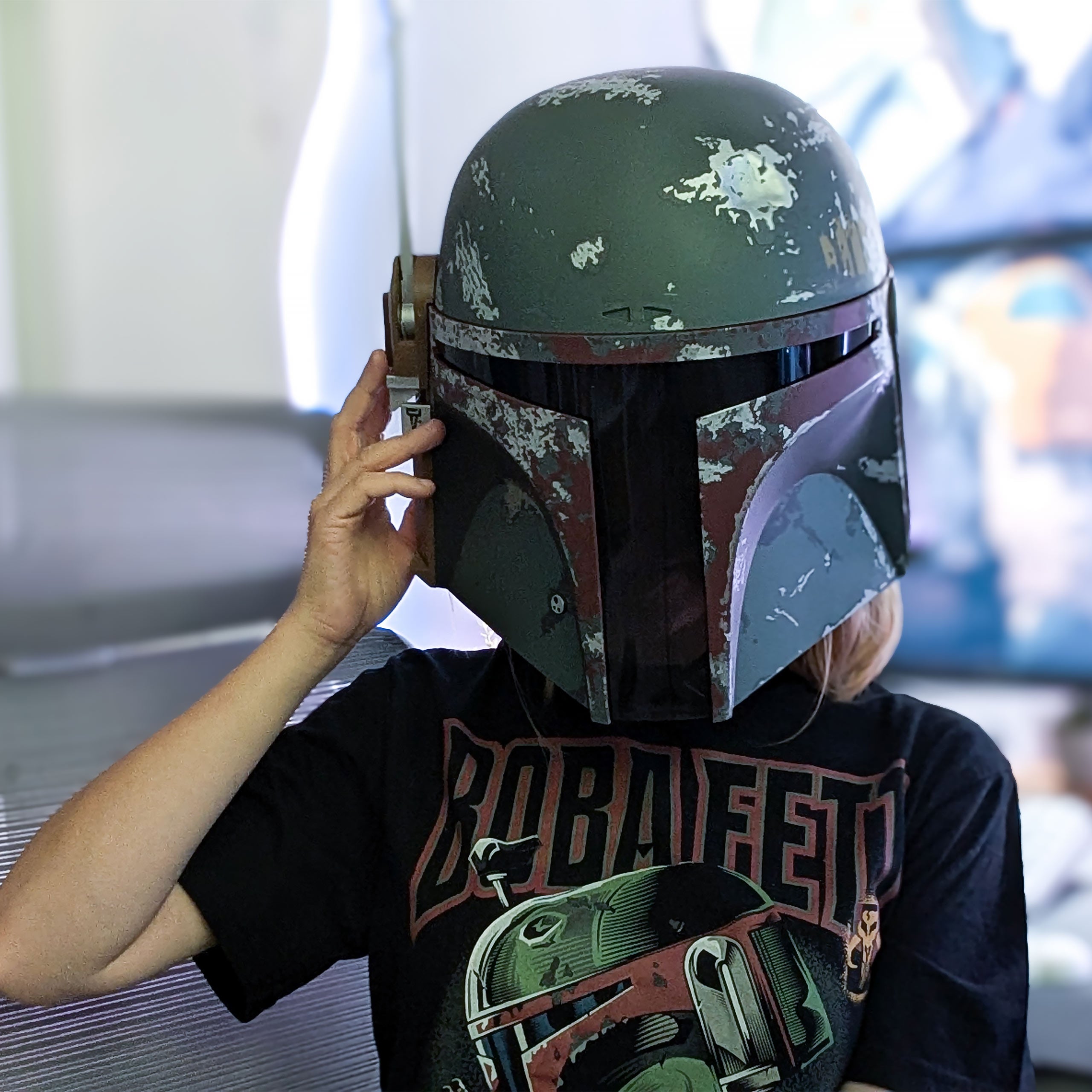 Product image Star Wars - Boba Fett Helmet Premium Replica with Light Effects