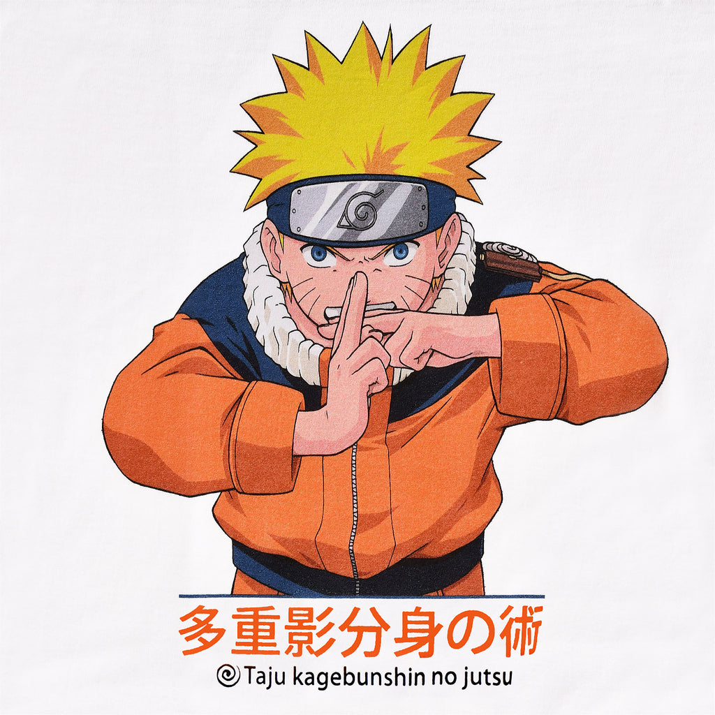 Product image Naruto Uzumaki Kage Bunshin no Jutsu T-Shirt white