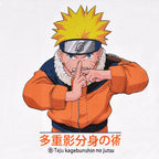 Product image Naruto Uzumaki Kage Bunshin no Jutsu T-Shirt white