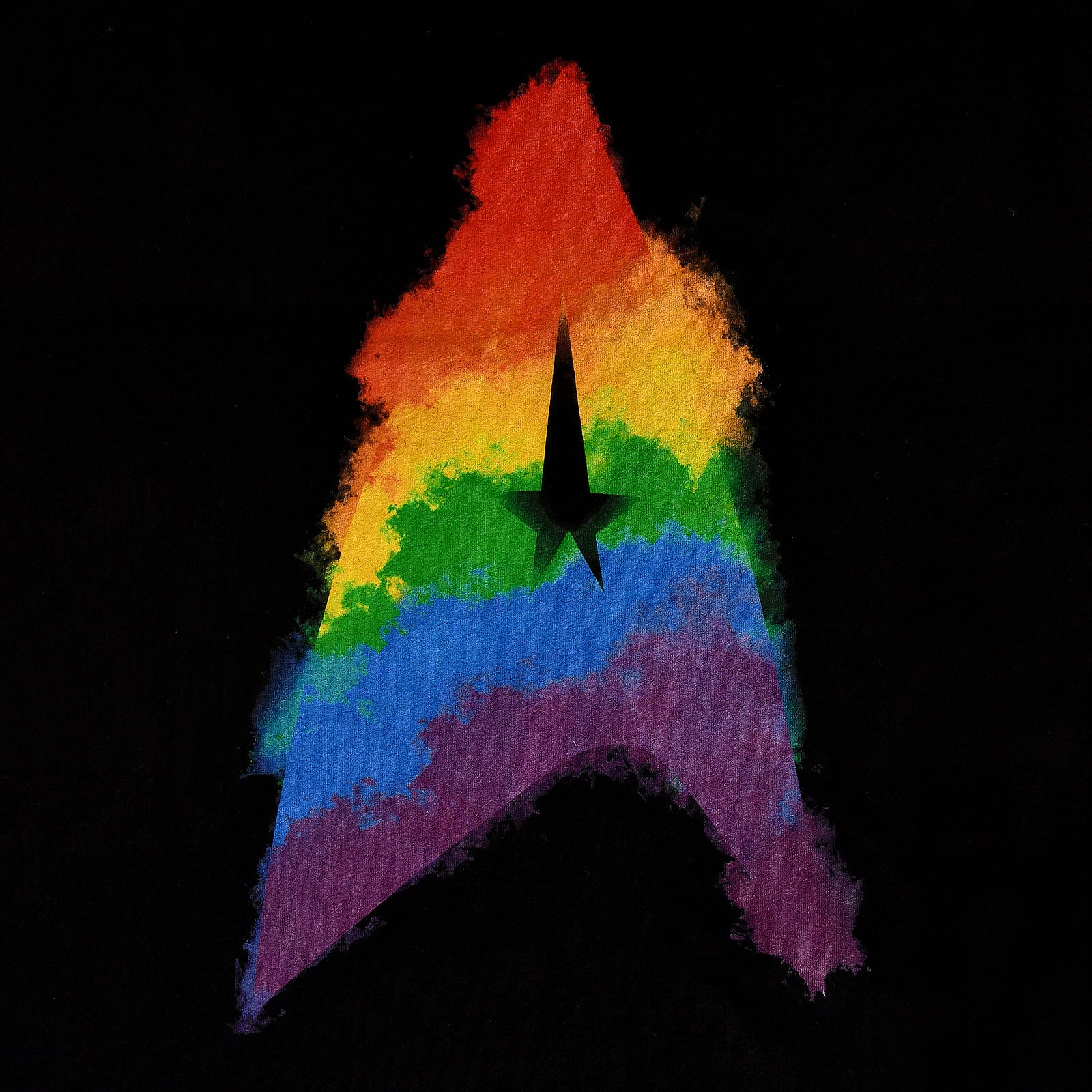 Product image Star Trek - Rainbow Pride Logo T-Shirt black