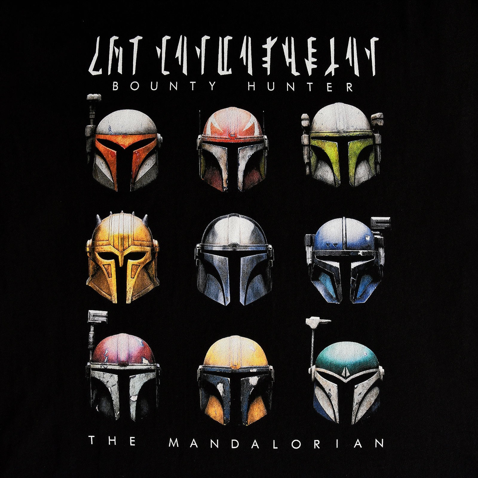 Immagine del prodotto Star Wars - T-shirt nera con caschi Mandaloriani