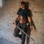 Immagine del prodotto Replica della Spada d'Argento di Geralt di Rivia con fodero per i fan di Witcher