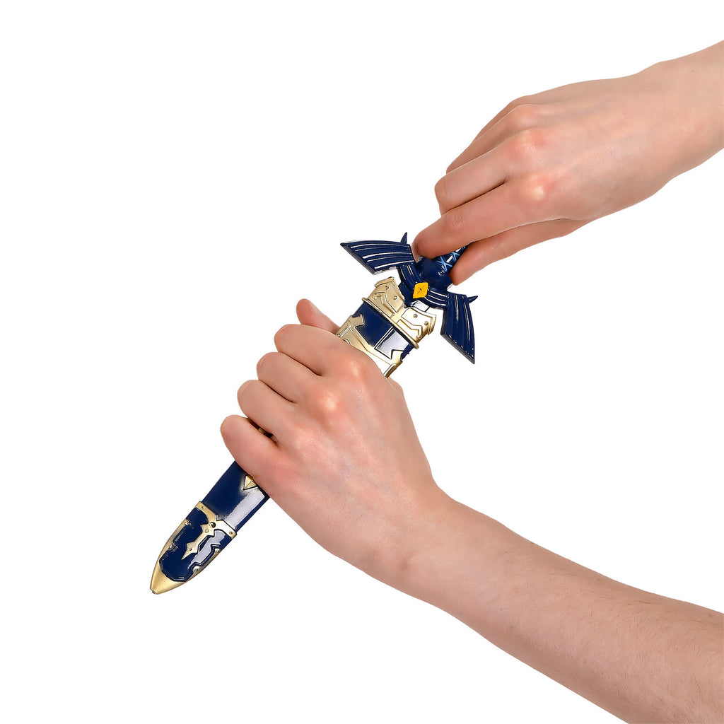 Immagine del prodotto Replica in miniatura della Master Sword con fodero per fan di Zelda