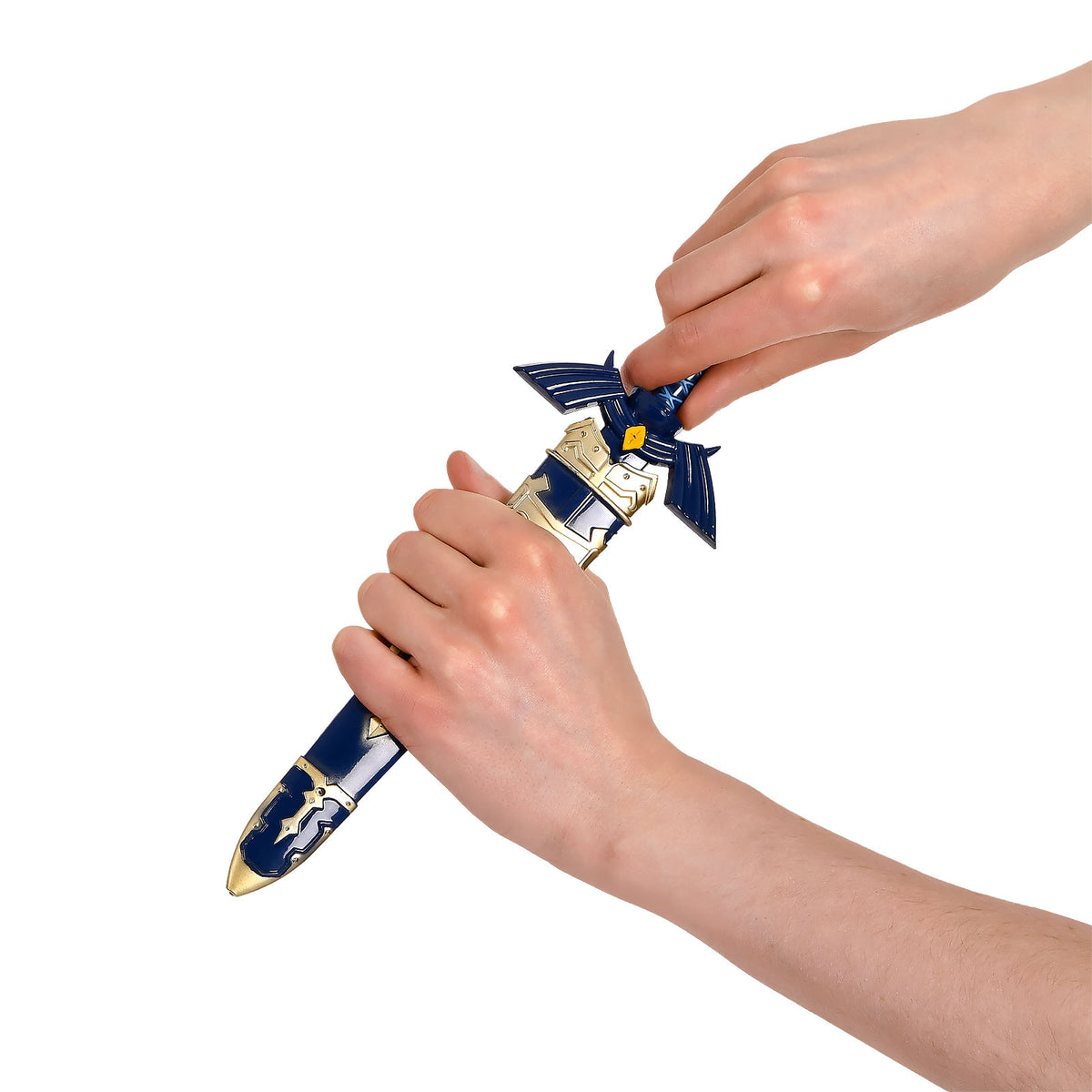 Immagine del prodotto Replica in miniatura della Master Sword con fodero per fan di Zelda
