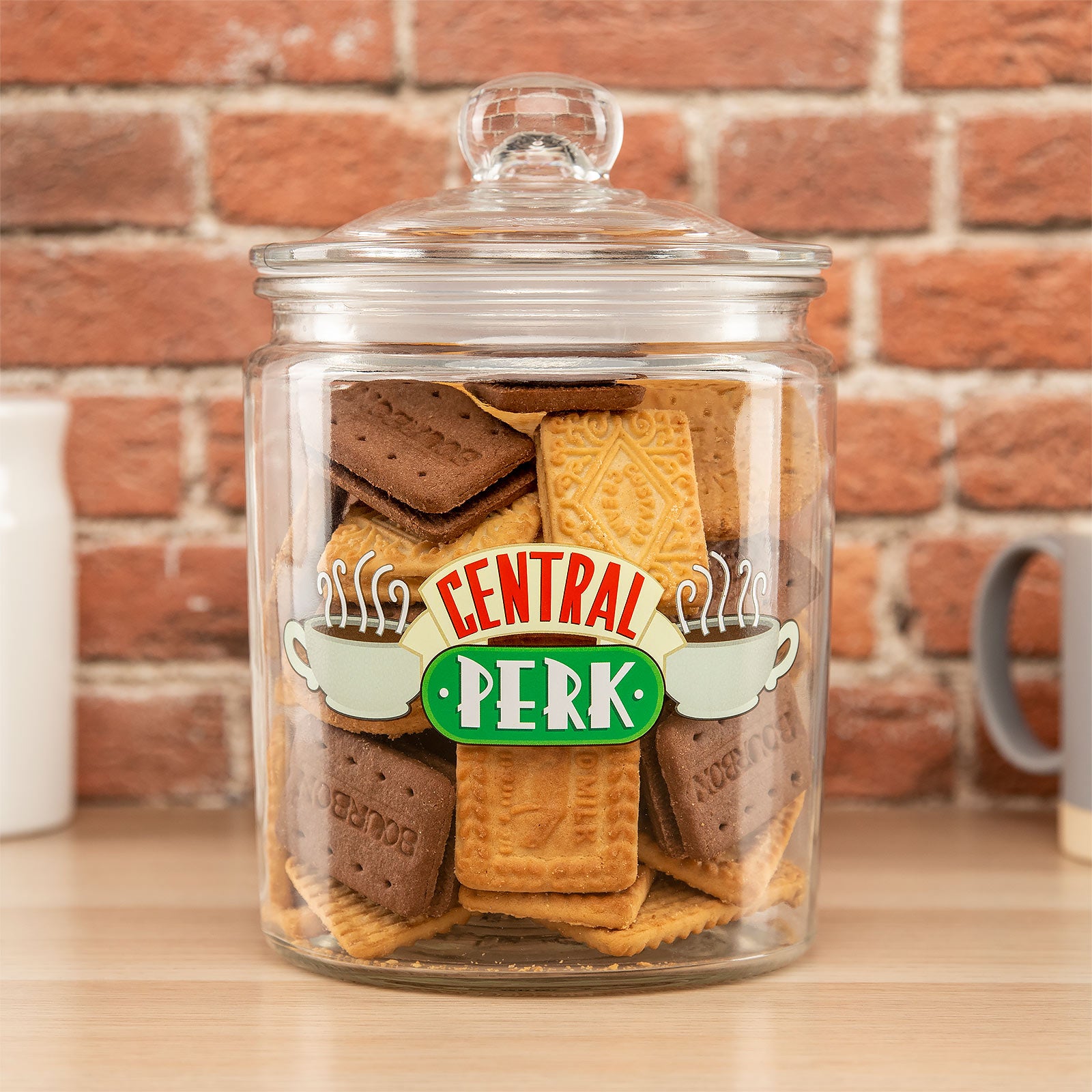 Immagine del prodotto Friends - Barattolo per biscotti Central Perk con coperchio in vetro