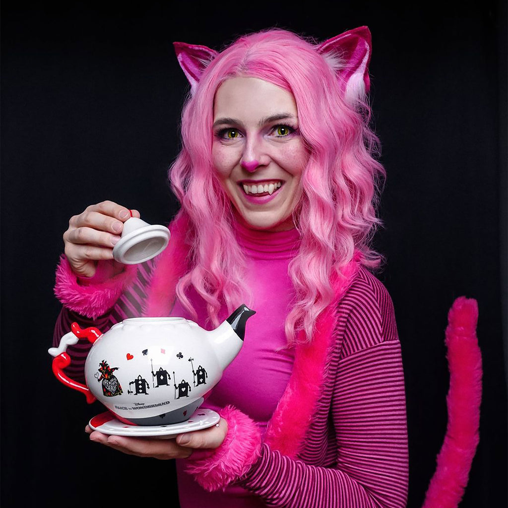 Immagine del prodotto Alice nel Paese delle Meraviglie - Teiera della Regina di Cuori con sottotazza