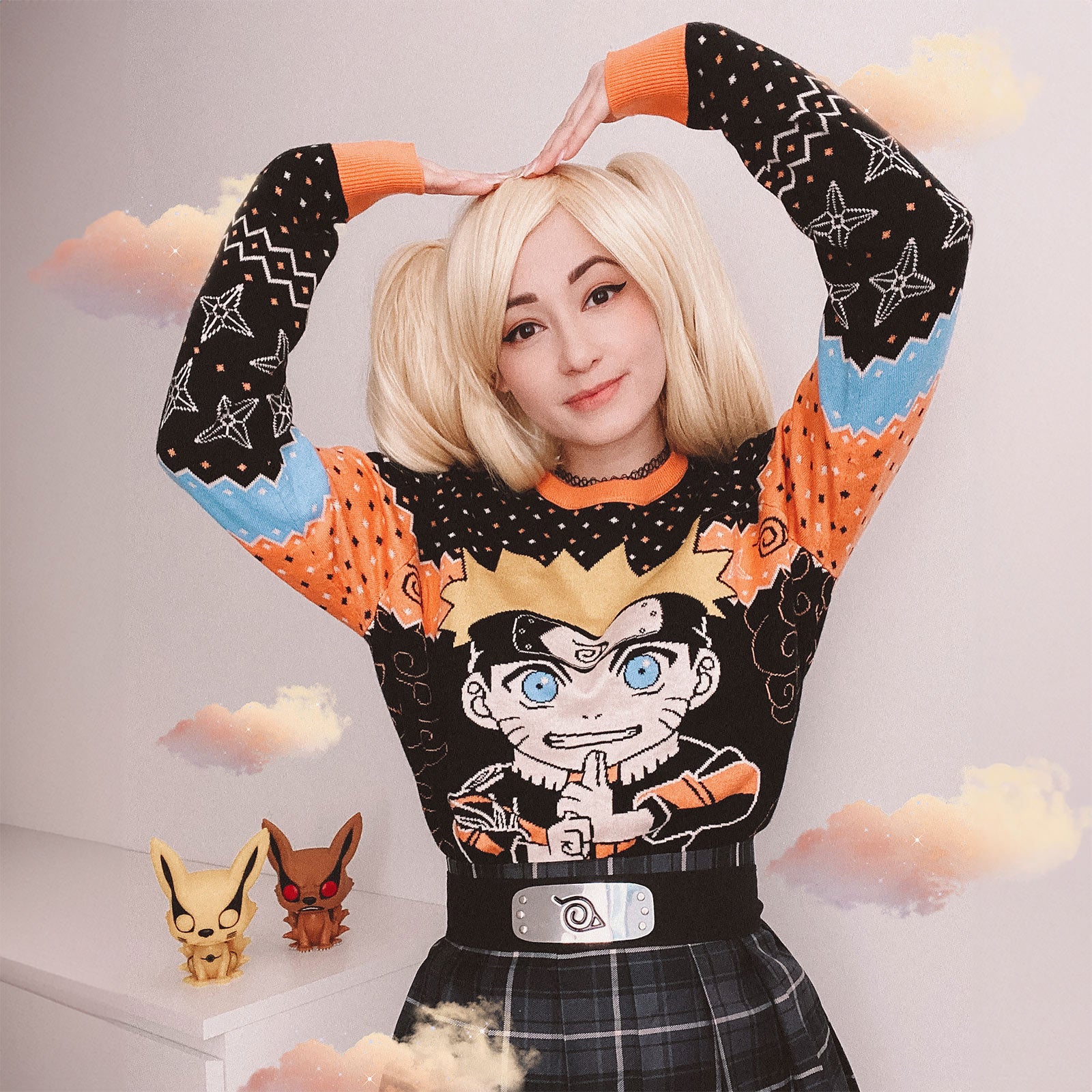 Immagine del prodotto Maglione in maglia Naruto Uzumaki