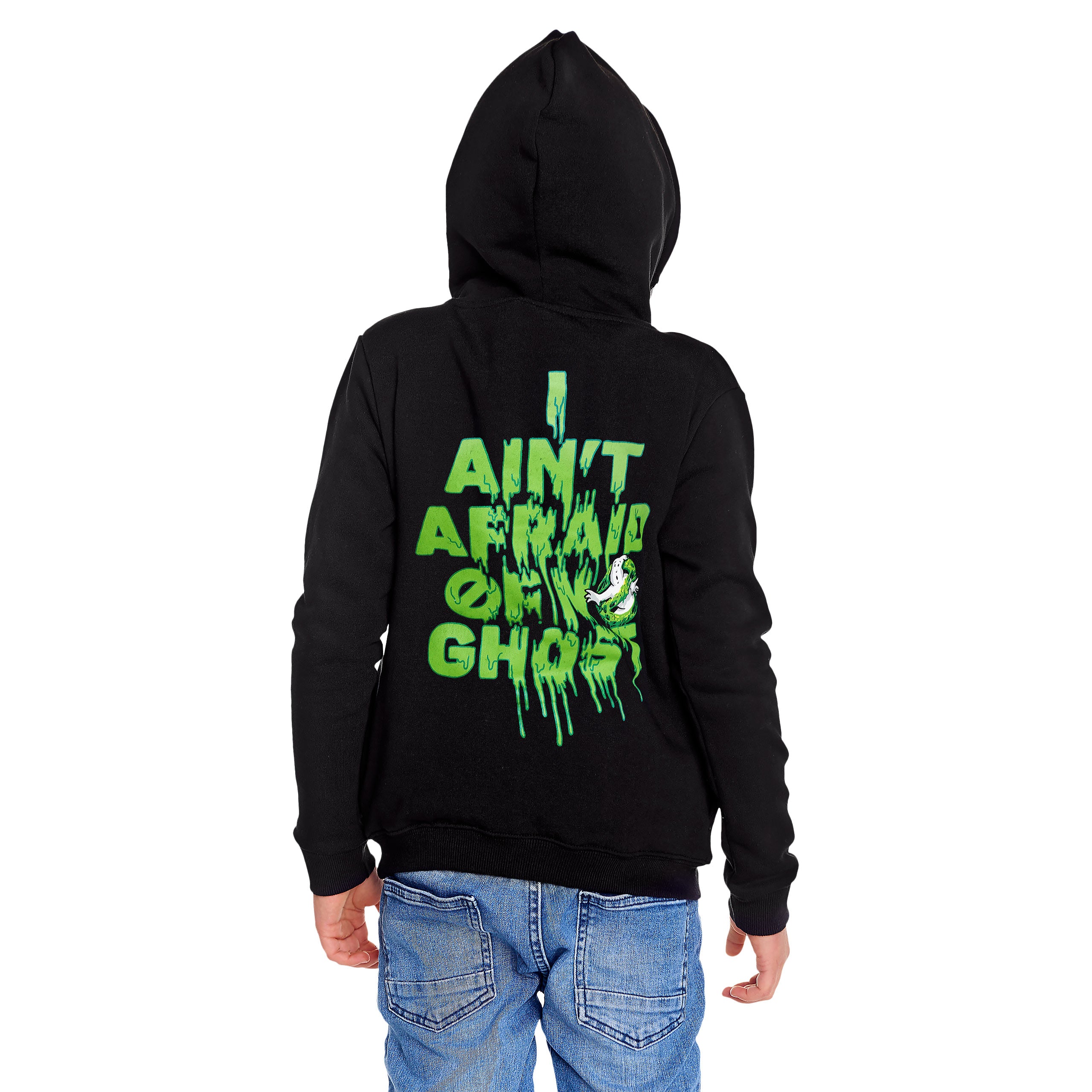 Immagine del prodotto Ghostbusters - Felpa con cappuccio per bambini con logo Slime nero