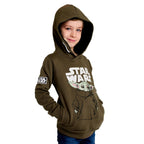 Immagine del prodotto Felpa con cappuccio per bambini Grogu verde - Star Wars The Mandalorian
