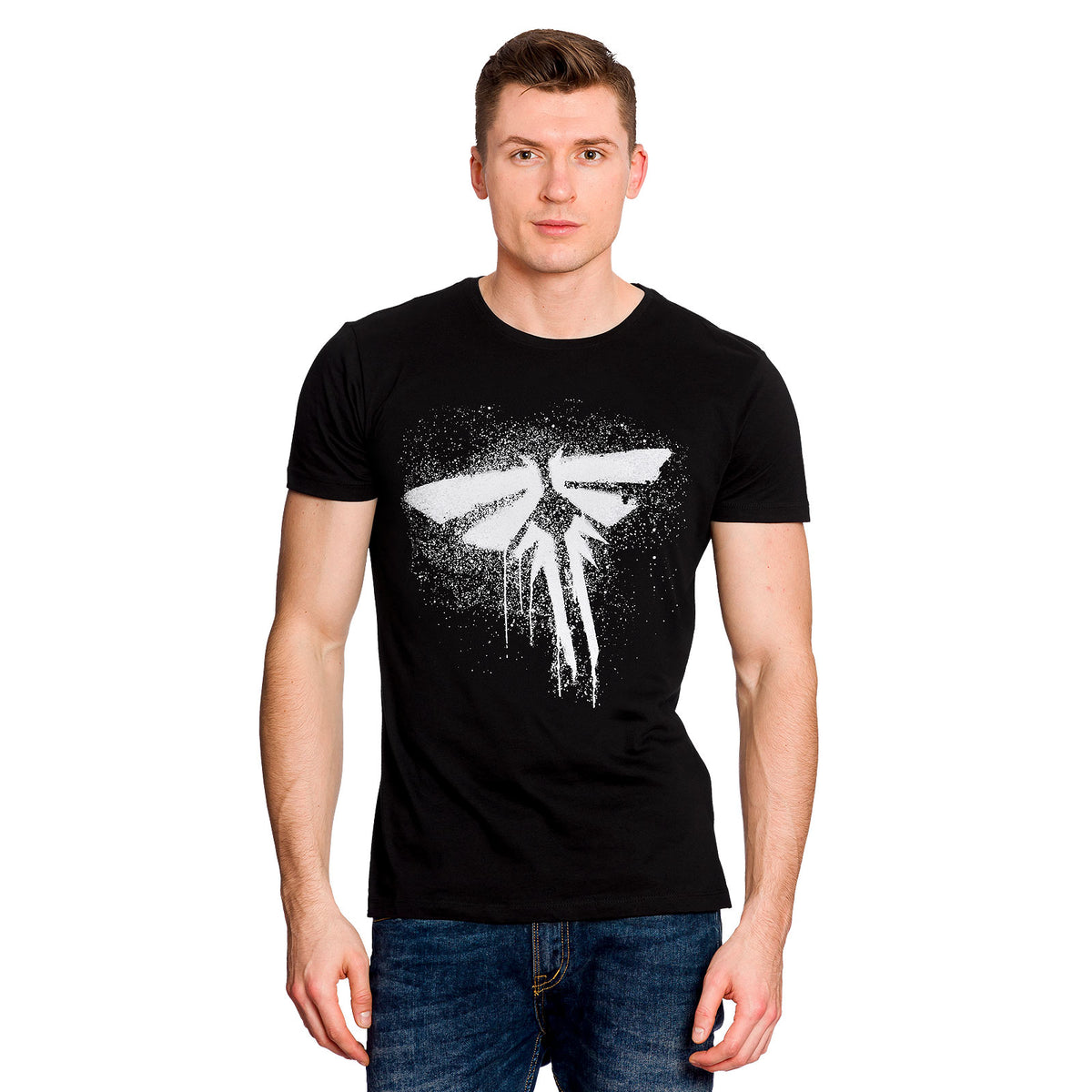 Immagine del prodotto The Last of Us - T-shirt nera con logo Fireflies