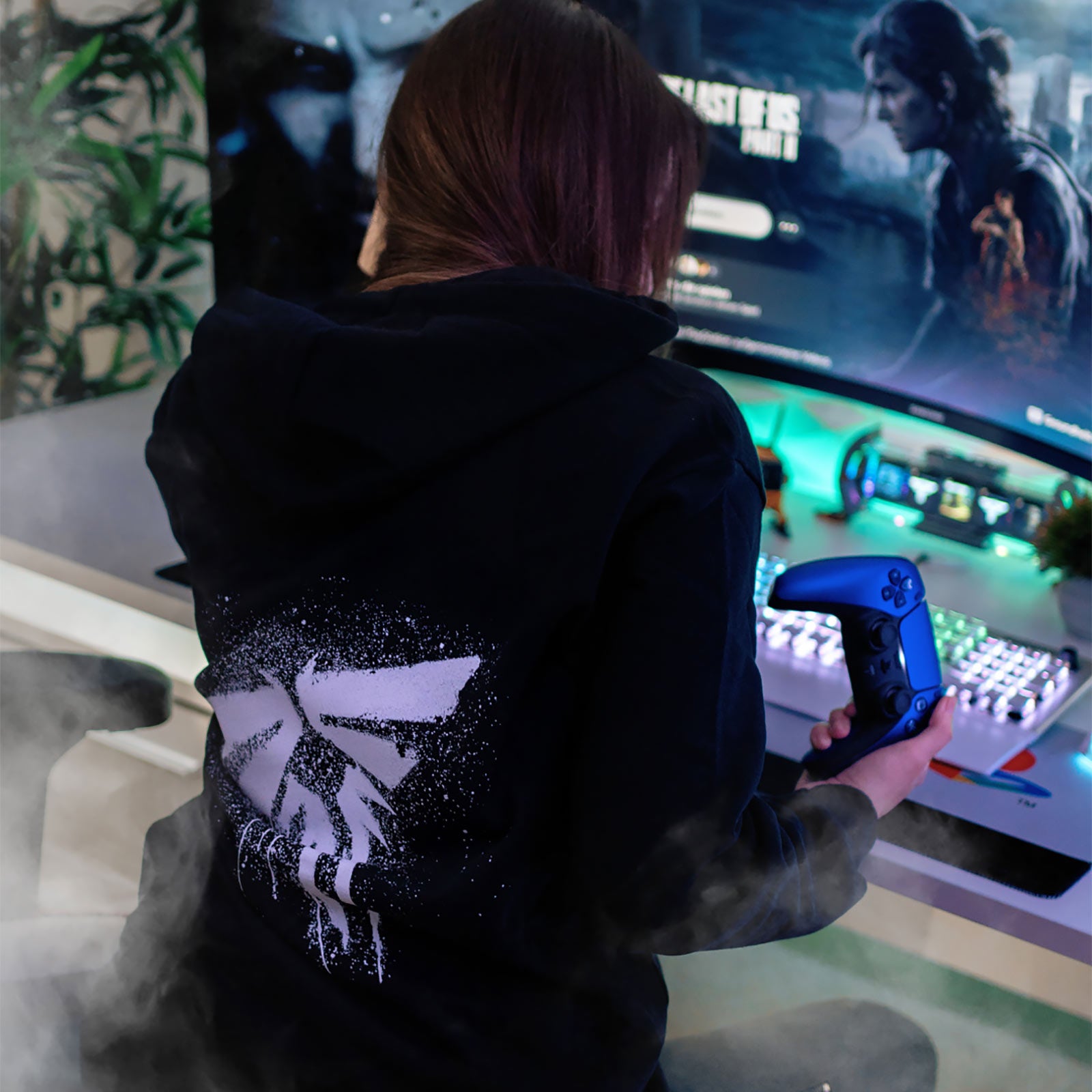 Immagine del prodotto The Last of Us - Felpa con cappuccio logo Fireflies nero
