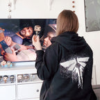 Immagine del prodotto The Last of Us - Felpa con cappuccio logo Fireflies nero