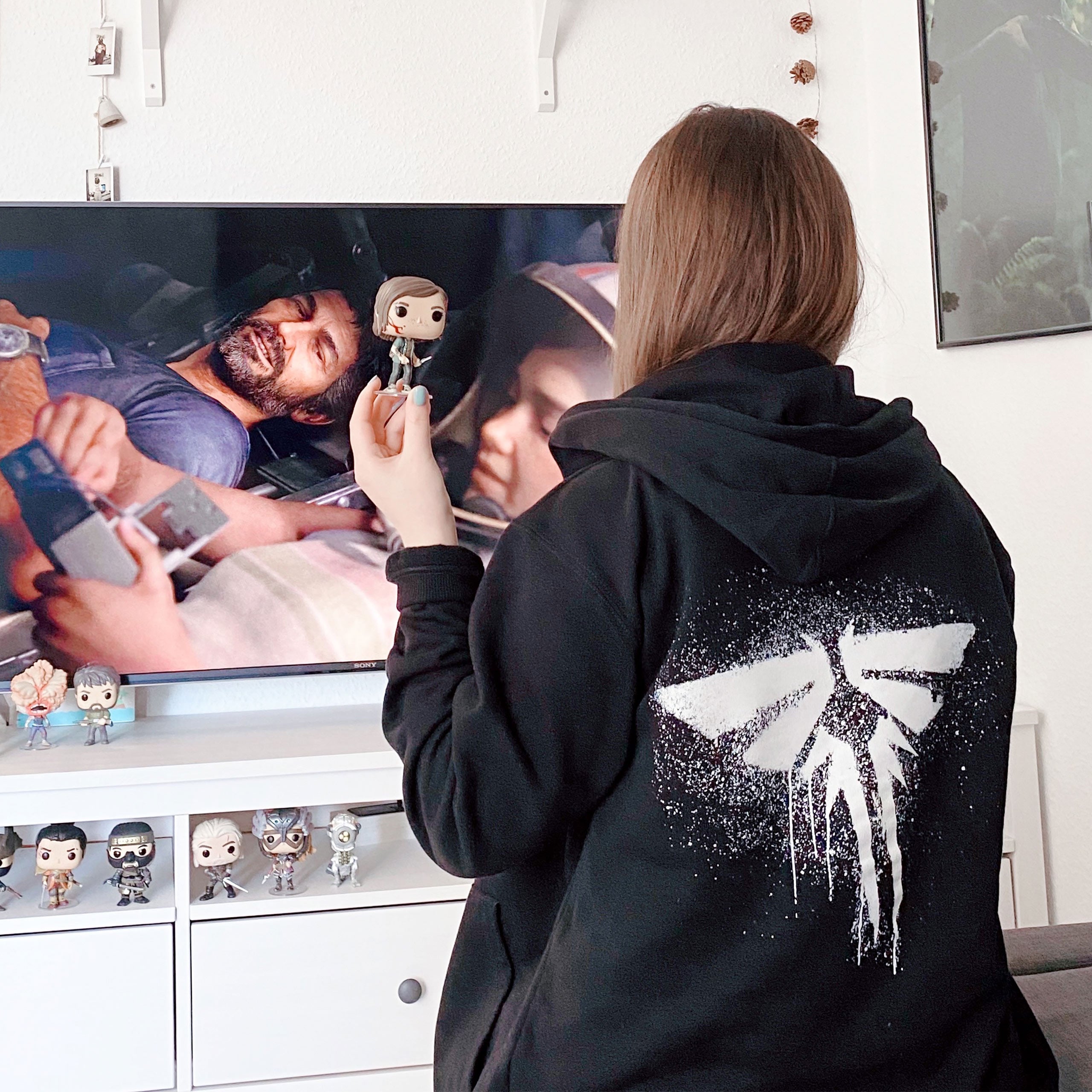 Immagine del prodotto The Last of Us - Felpa con cappuccio logo Fireflies nero