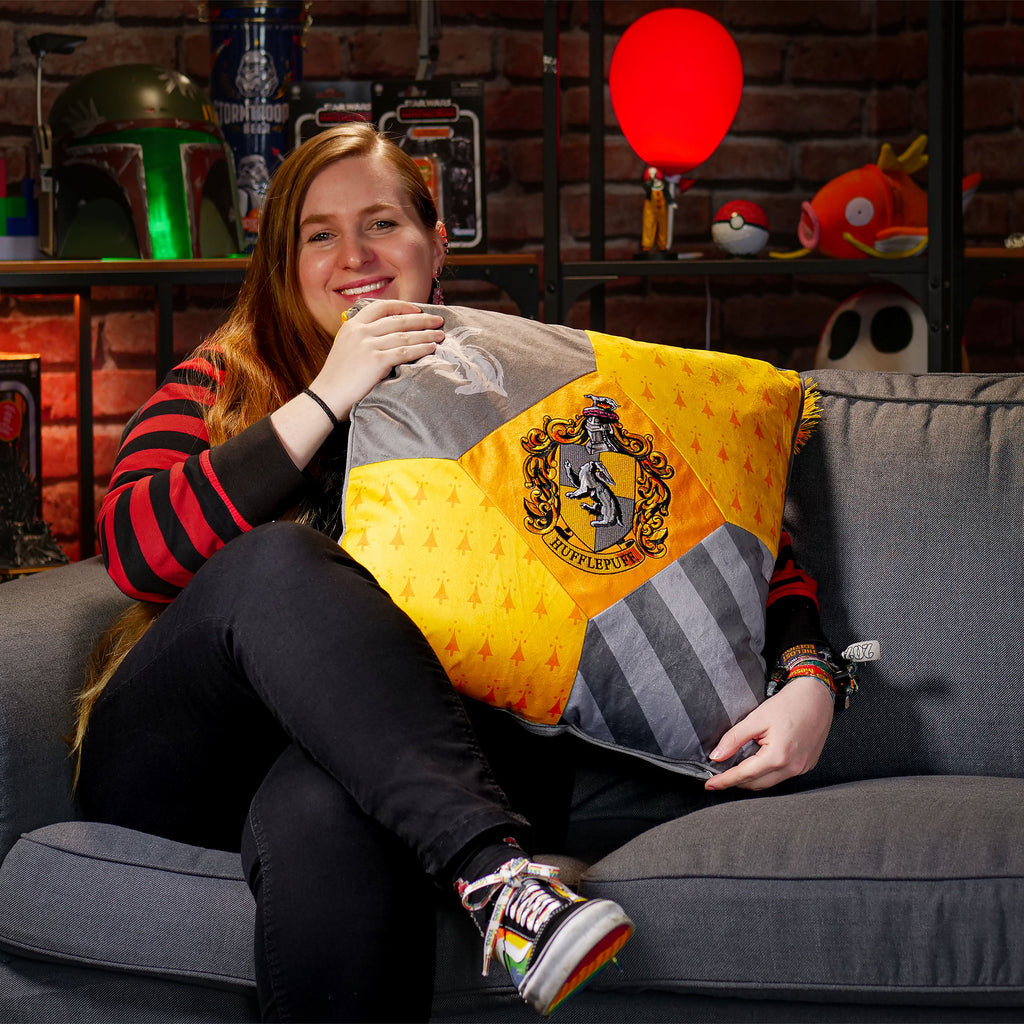 Immagine del prodotto Harry Potter - Cuscino Tassorosso con nappine deluxe