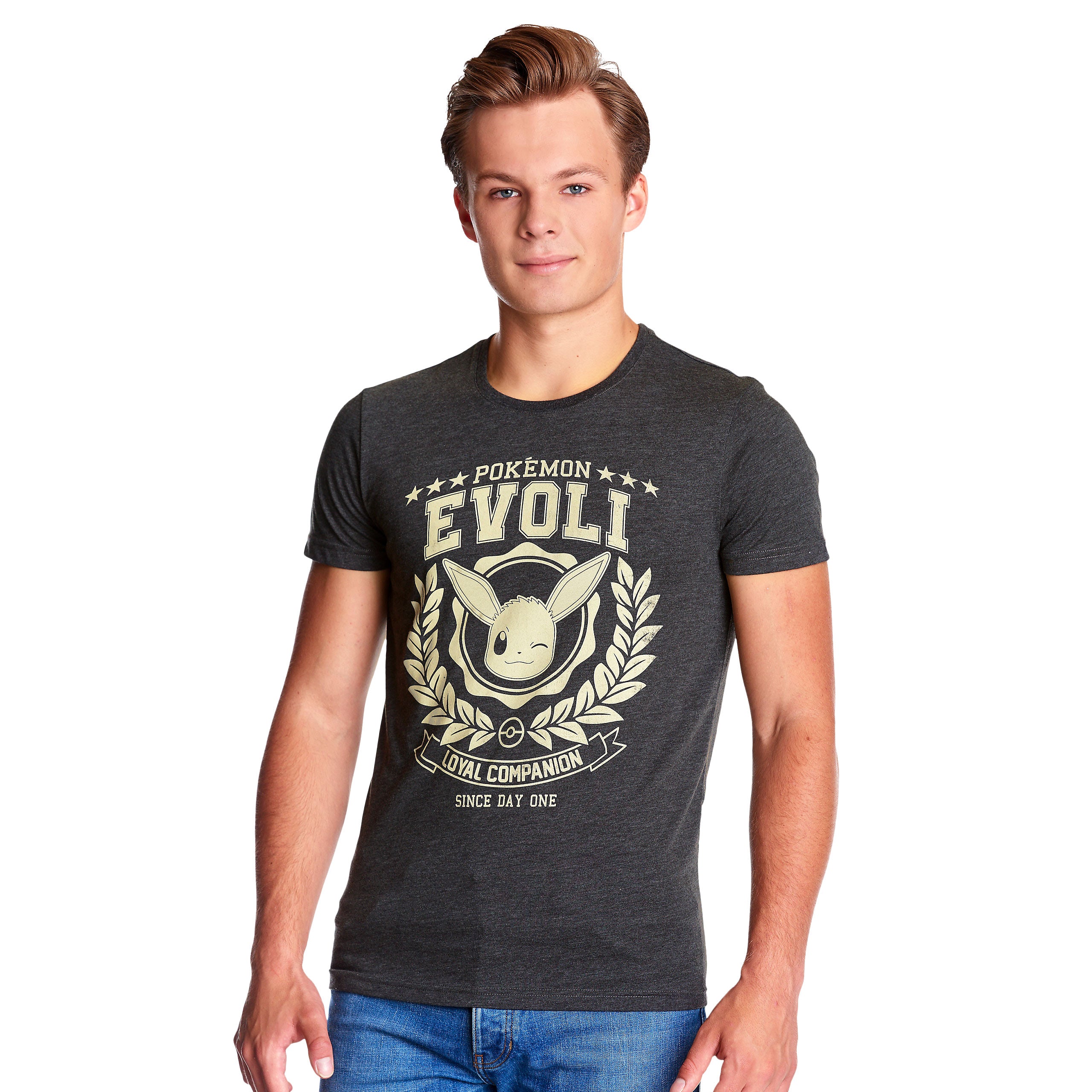 Immagine del prodotto Pokemon - Evoli Loyal Companion T-shirt grigia