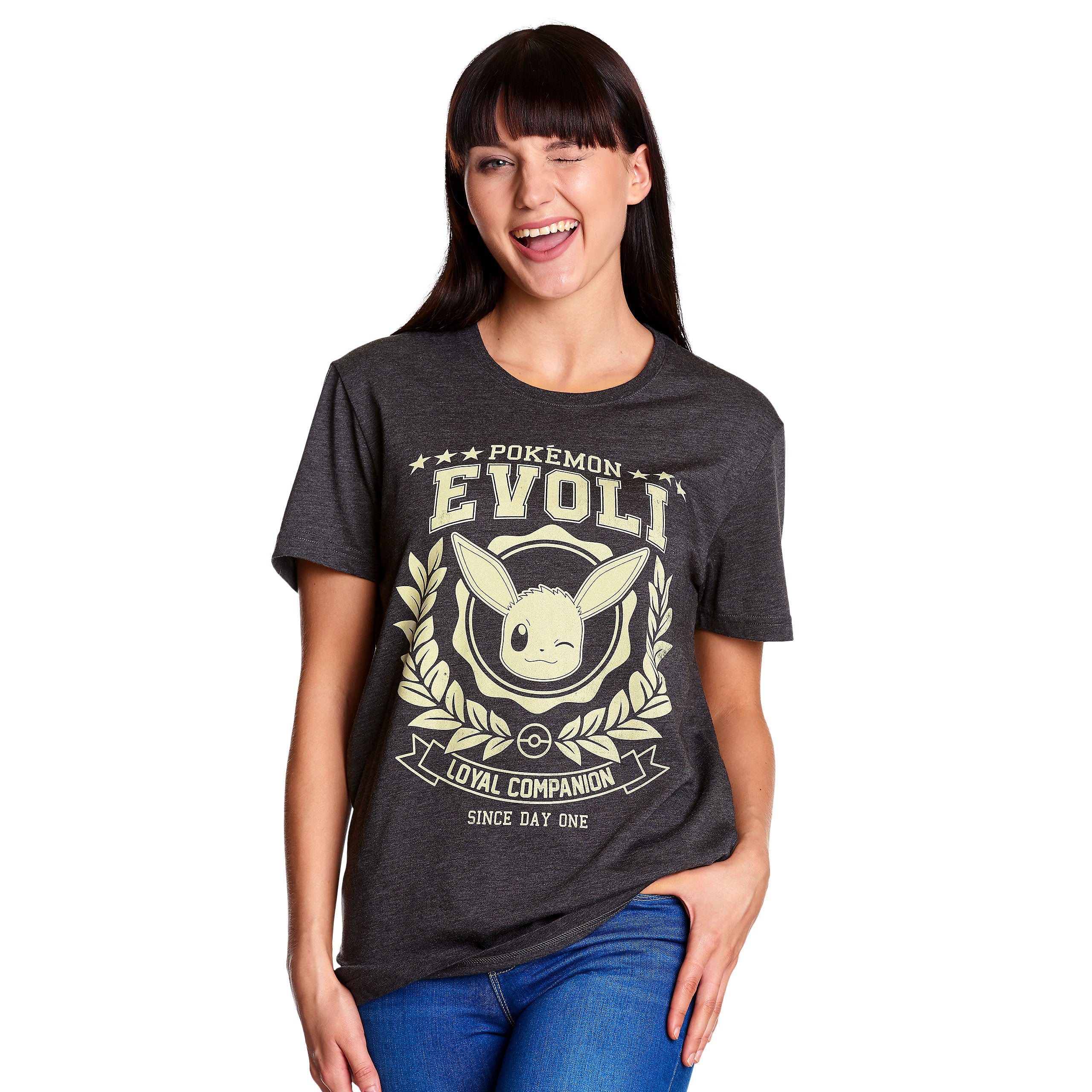Immagine del prodotto Pokemon - Evoli Loyal Companion T-shirt grigia