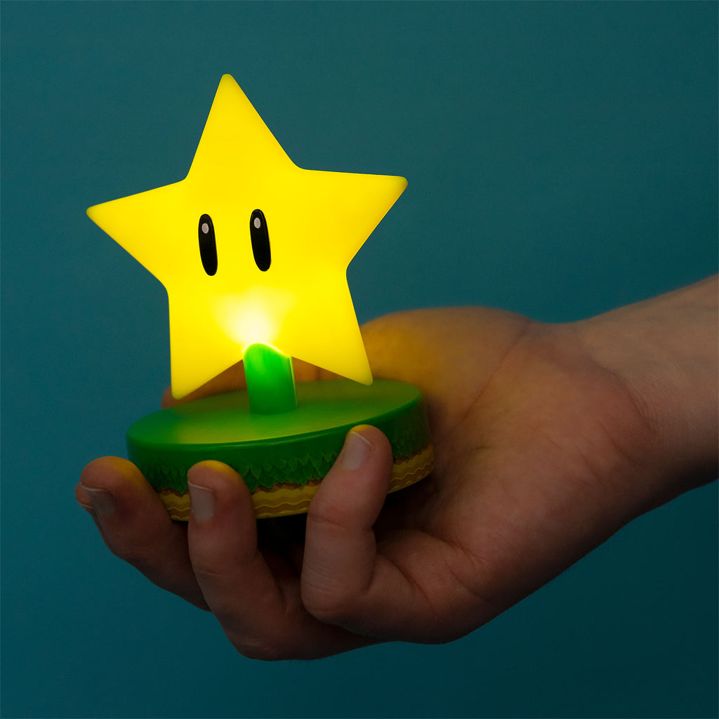 Product image Super Mario - Super Star Icons 3D Table Lamp