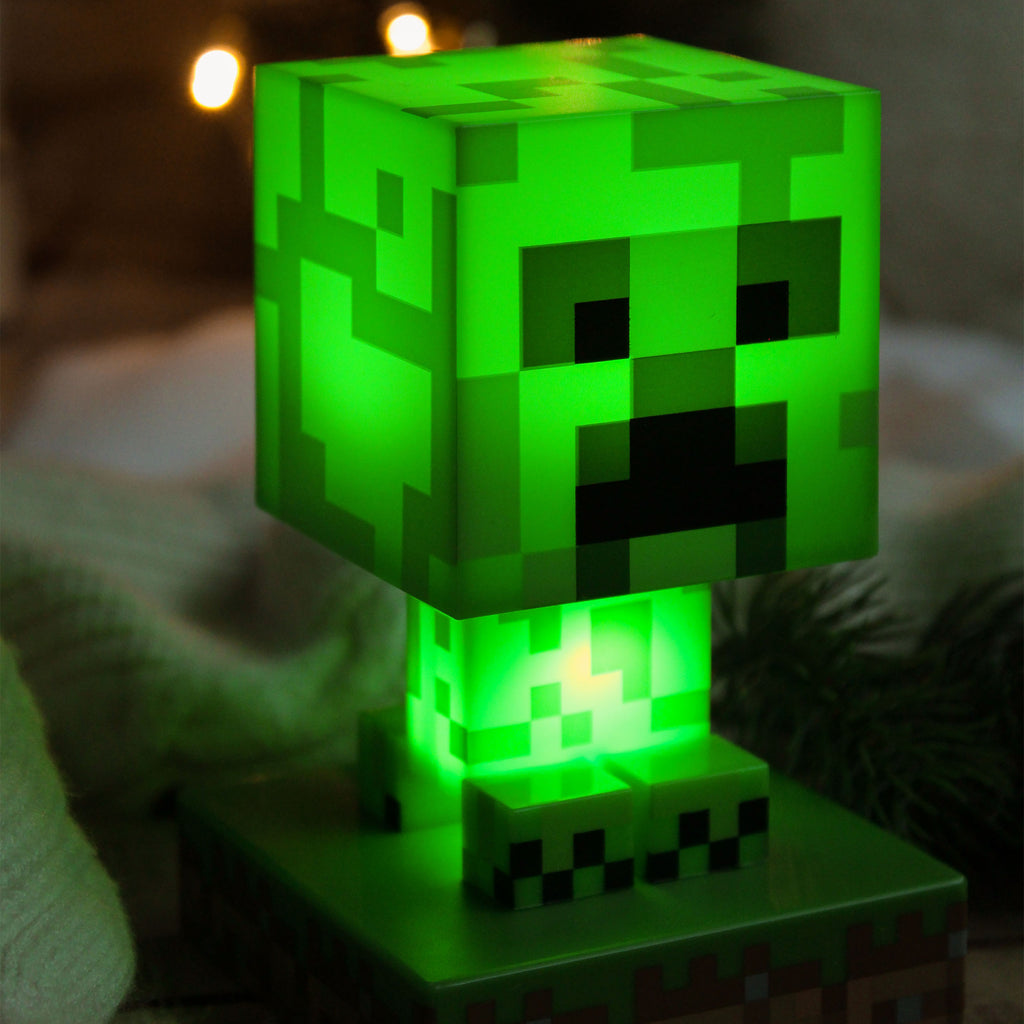 Immagine del prodotto Minecraft - Lampada da tavolo 3D Creeper Icons