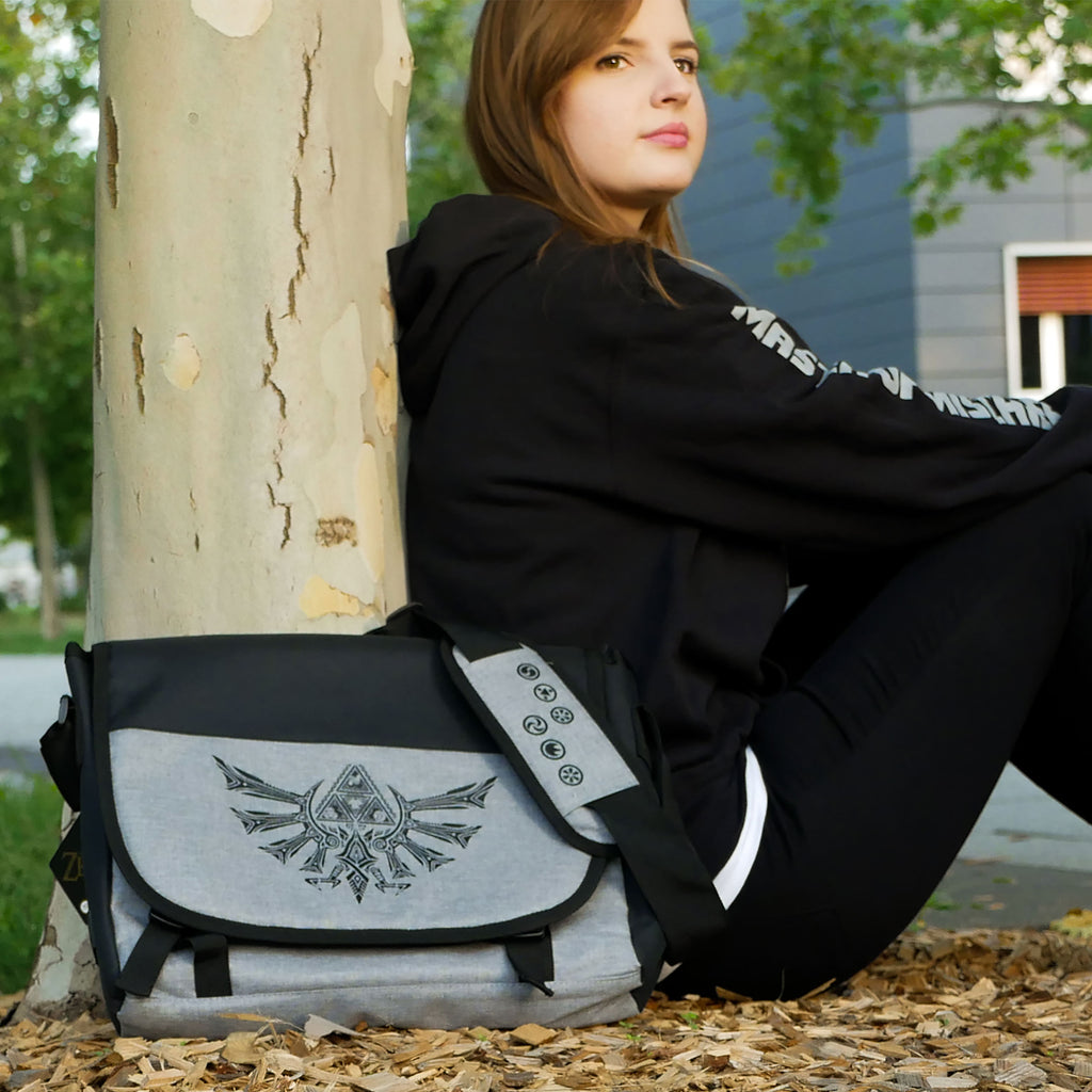 Immagine del prodotto Zelda - Borsa a tracolla con logo d'arte di Hyrule
