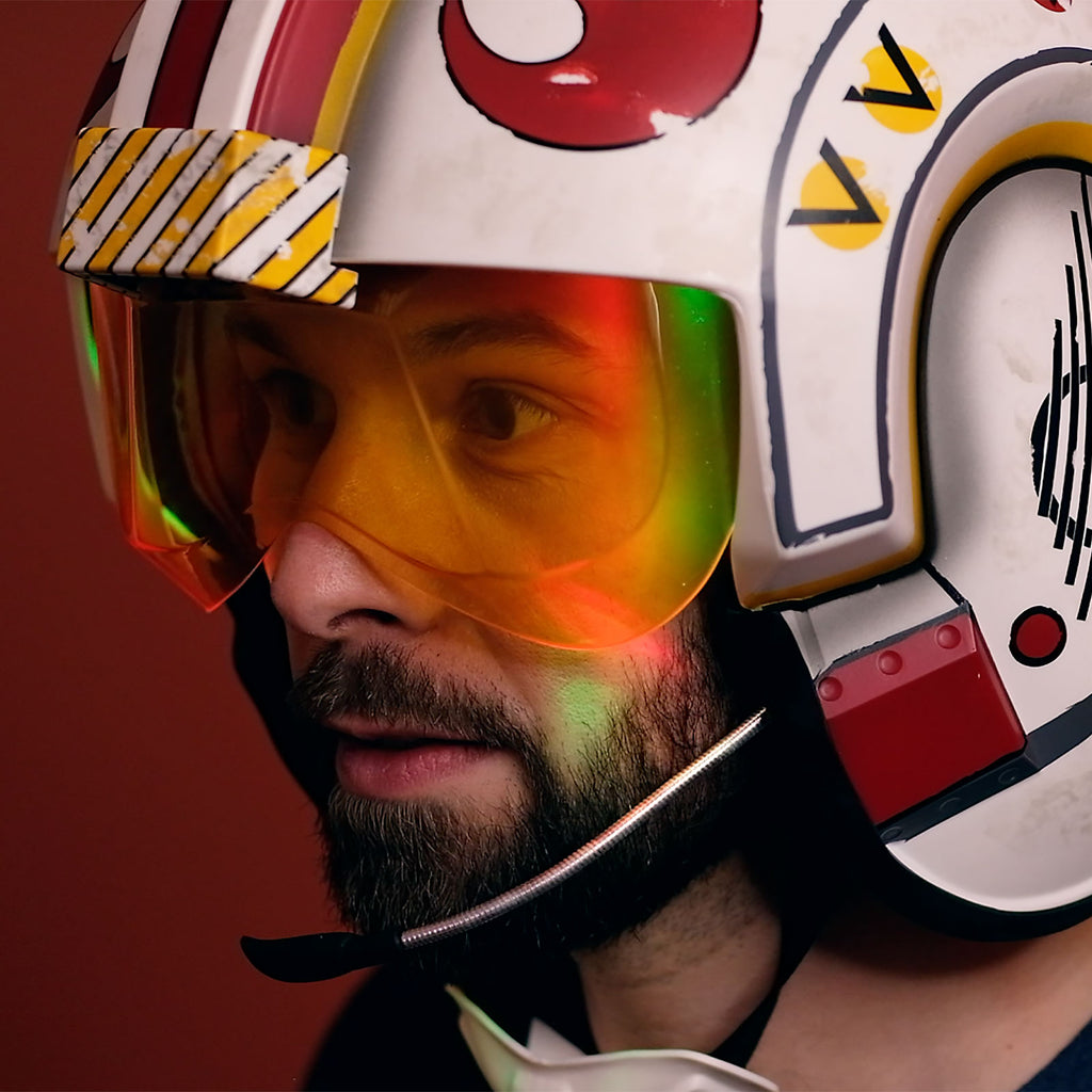 Immagine del prodotto Star Wars - Replica del casco di Luke Skywalker con effetti di luce e suono