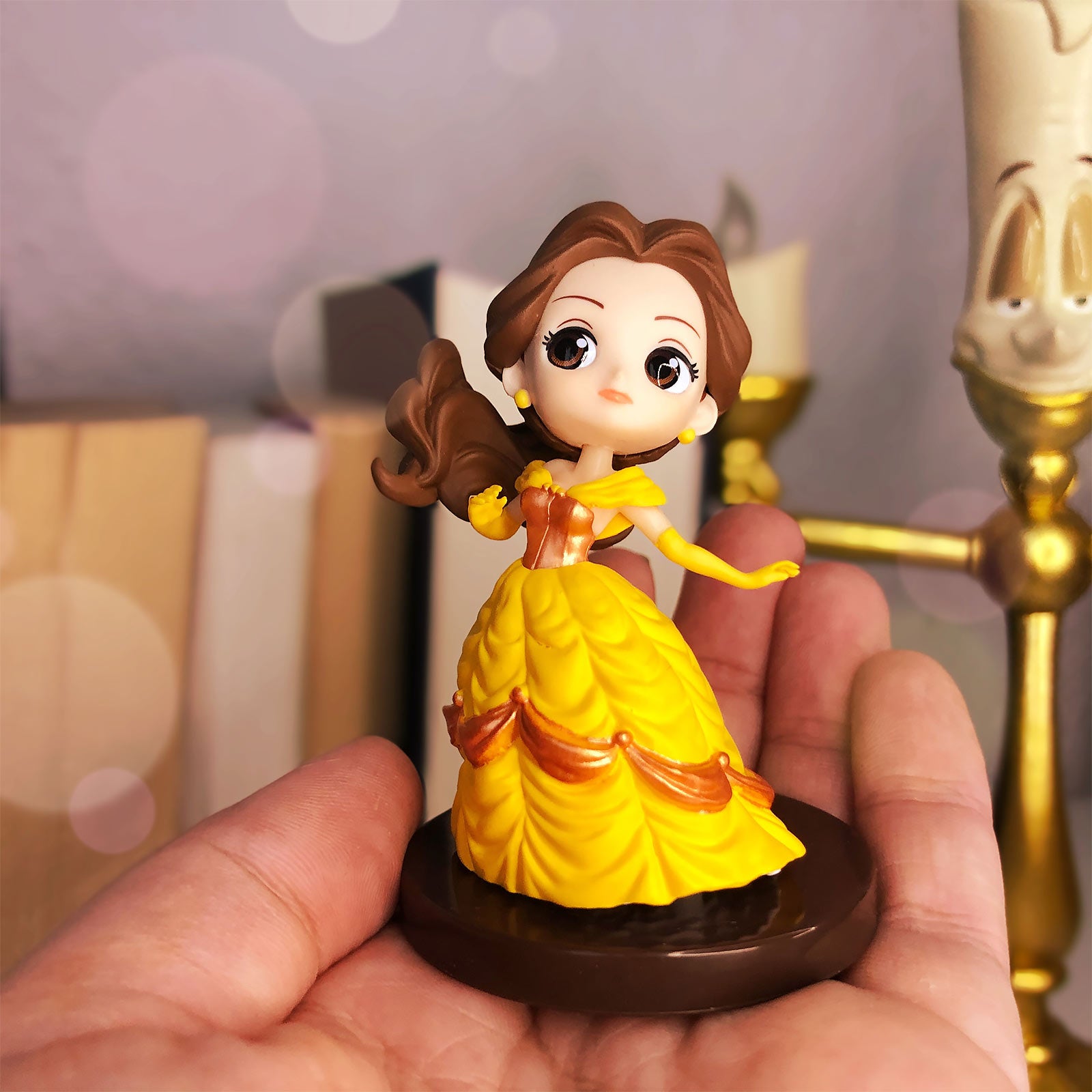 Immagine del prodotto La Bella e la Bestia - Belle con abito da ballo Figura Q Posket 7 cm