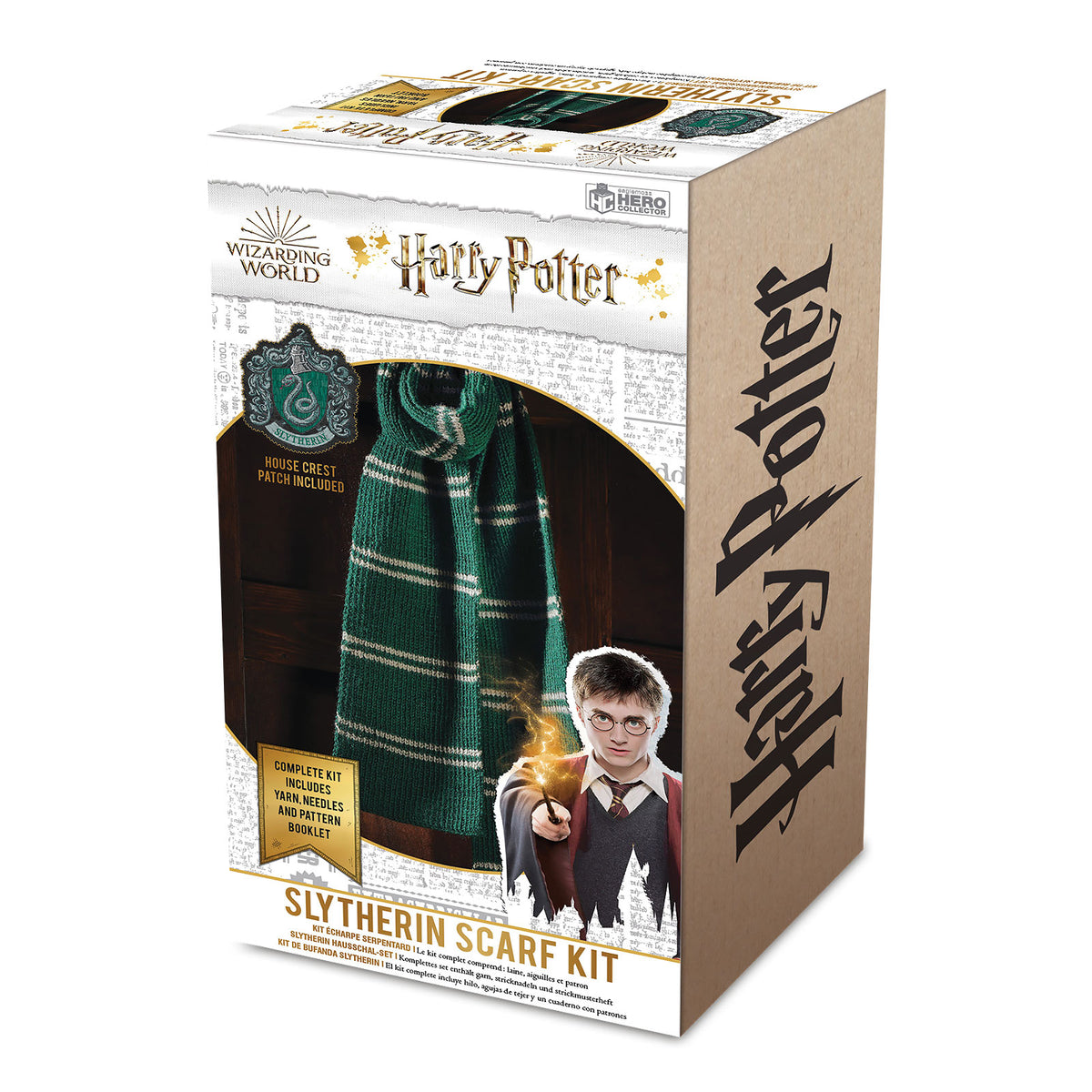 Immagine del prodotto Harry Potter - Set per lavorare a maglia sciarpa di Serpeverde