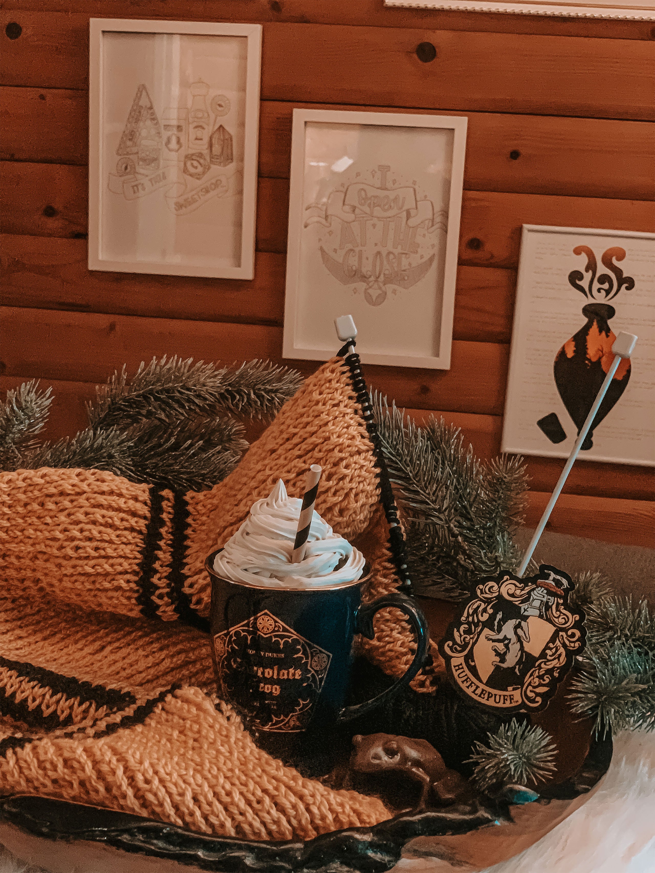 Immagine del prodotto Harry Potter - Set per maglieria sciarpa Hufflepuff