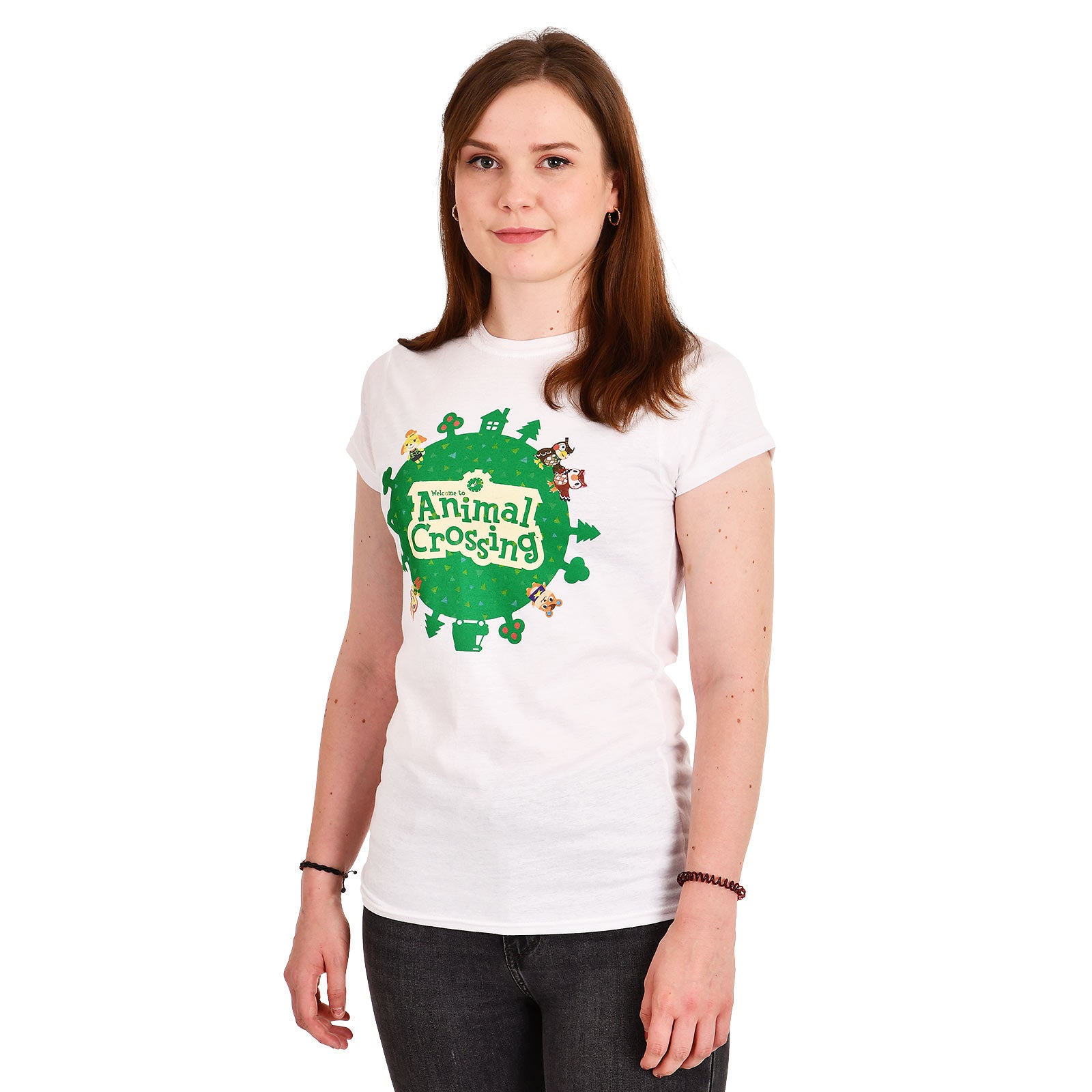 Immagine del prodotto Animal Crossing - T-shirt da donna con logo bianco