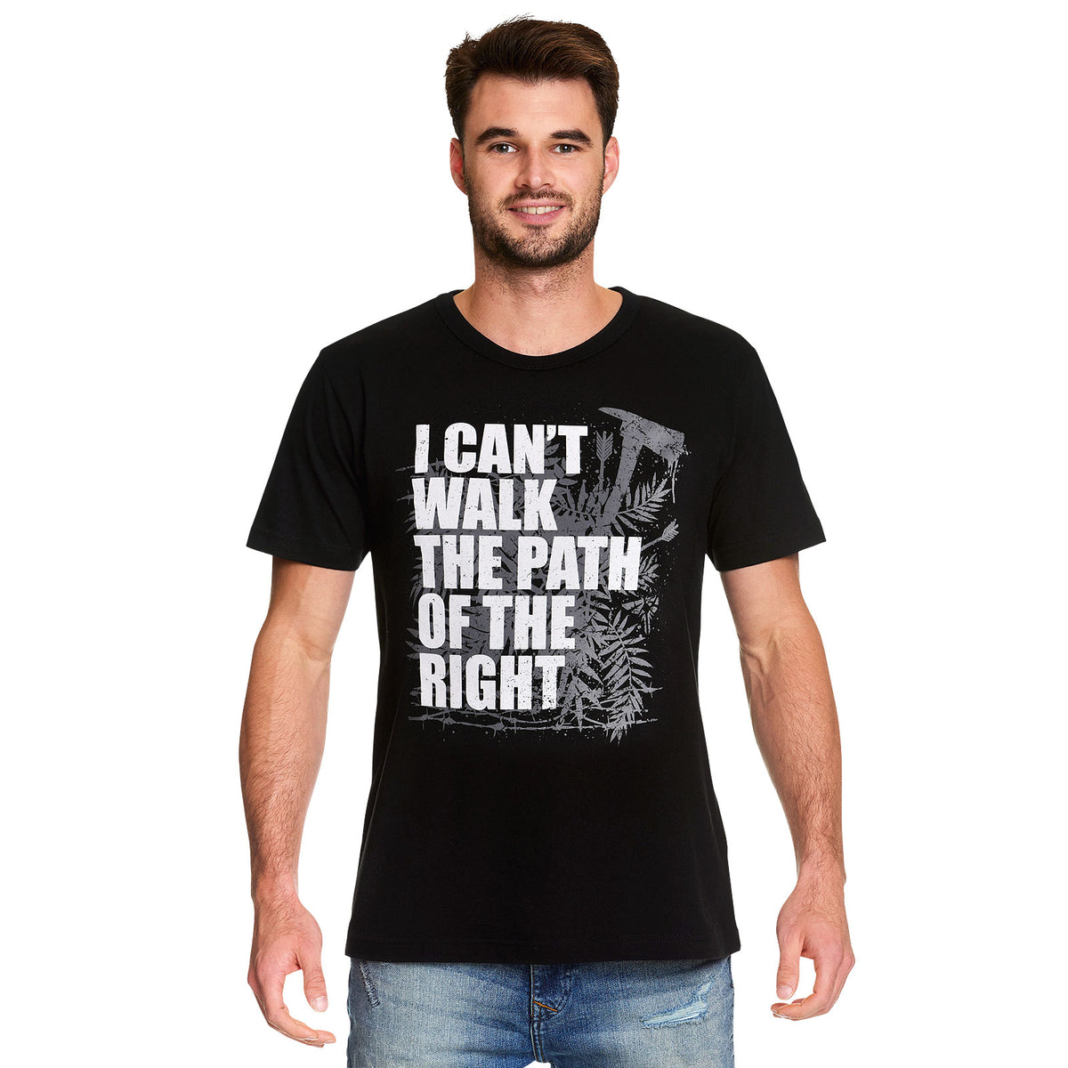 Immagine del prodotto T-shirt Path of the Right per fan di The Last of Us nera