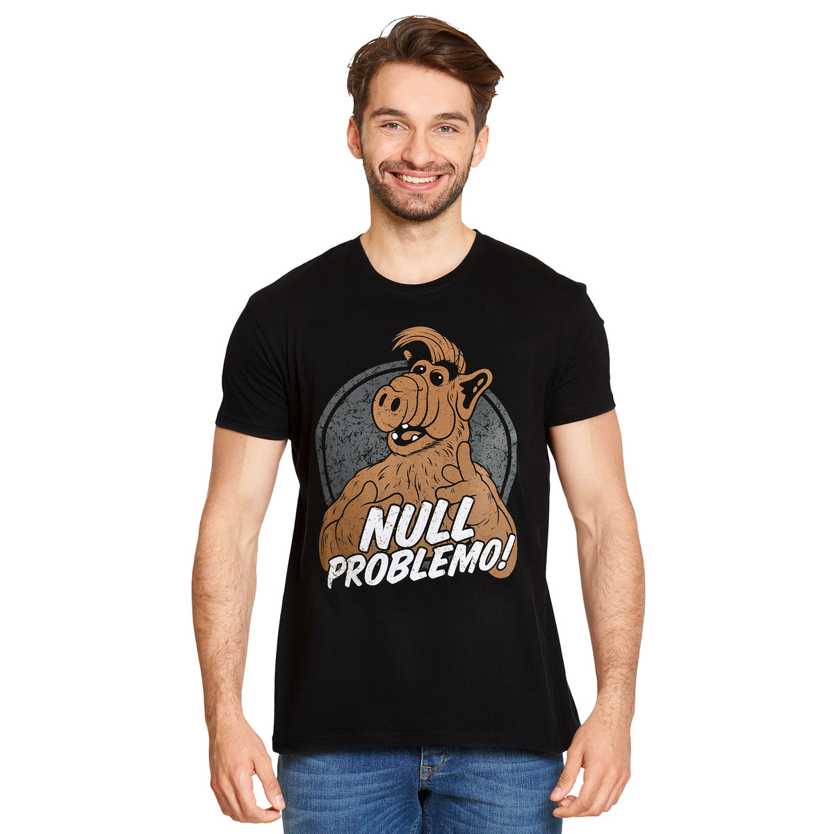 Immagine del prodotto Nessun problema! T-shirt per fan di Alf nera