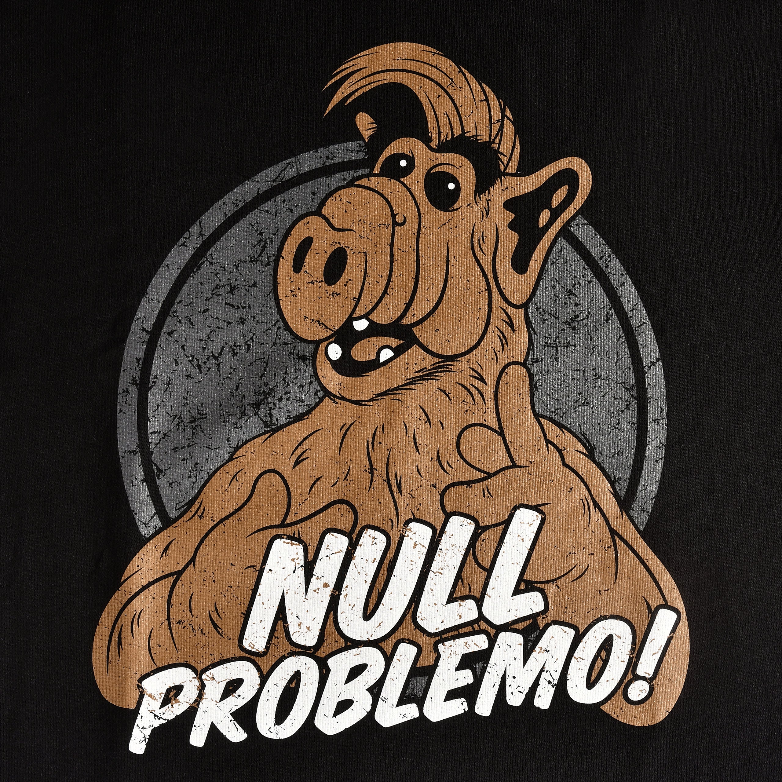 Immagine del prodotto Nessun problema! T-shirt per fan di Alf nera