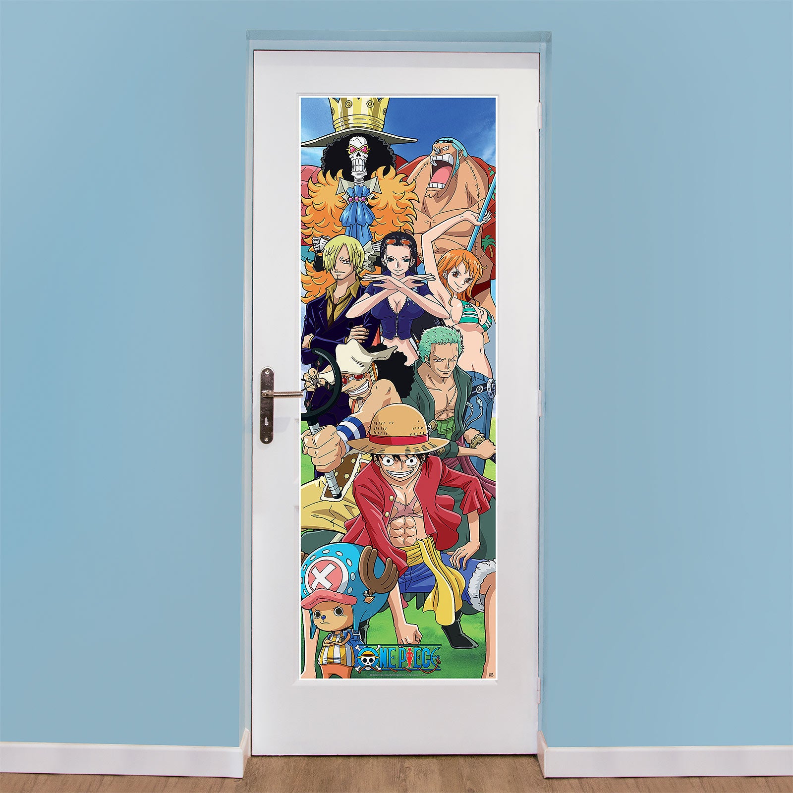 Immagine del prodotto One Piece - Poster da porta della ciurma di Cappello di paglia