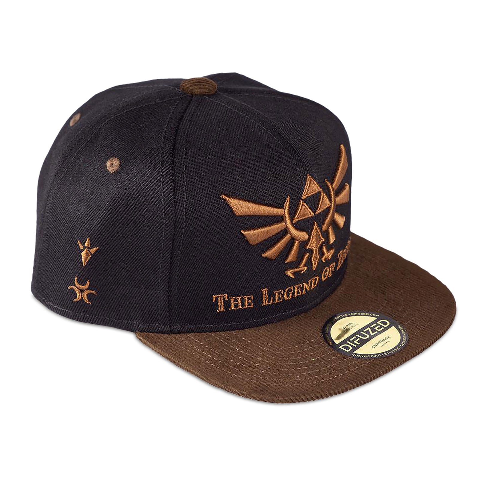 Product image Zelda - Hyrule Logo Snapback Cap Black-Brown